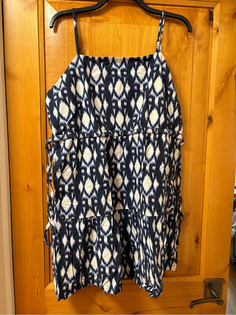 GAP Navy and White Printed Mini Dress